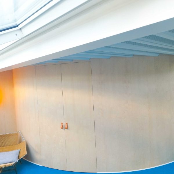 Thomas Blachmans husbåd  buet væg