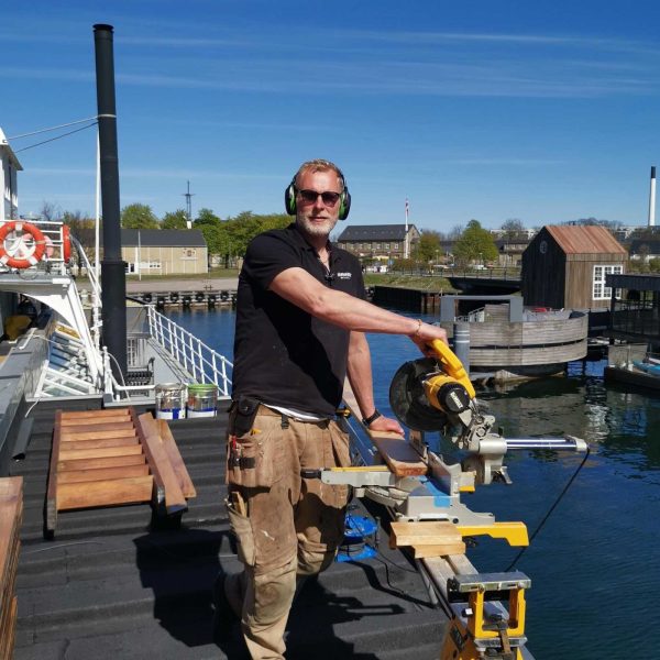 Tilbygning til Thomas Blachmans båd